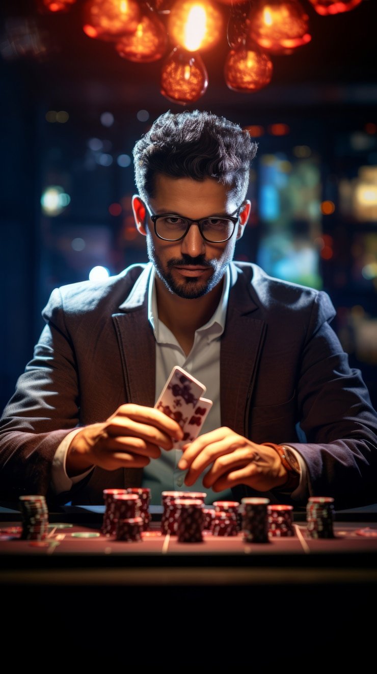 Studio live-dealer Speed Roulette dengan dealer profesional dan roda roulette